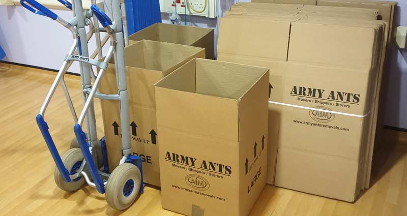 laboratory removals packing